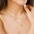 Peridot August Birthstone Necklace