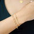 Croissant Link Chain Bracelet