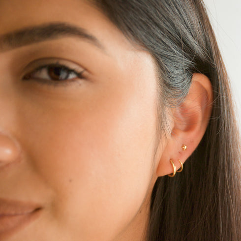 Orbit double earrings