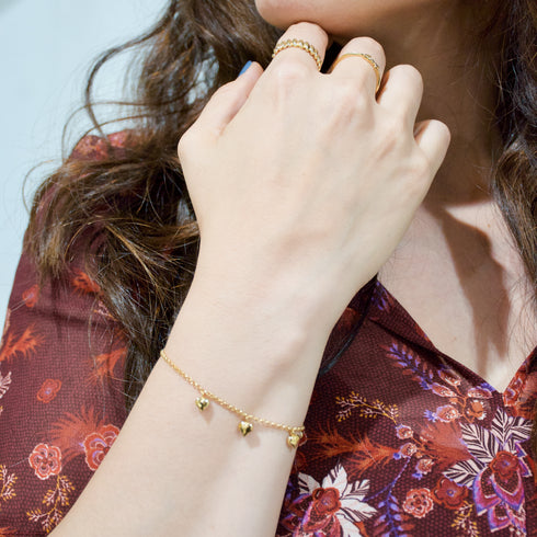 Heart Charm bracelet
