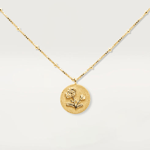Flower Charm Necklace