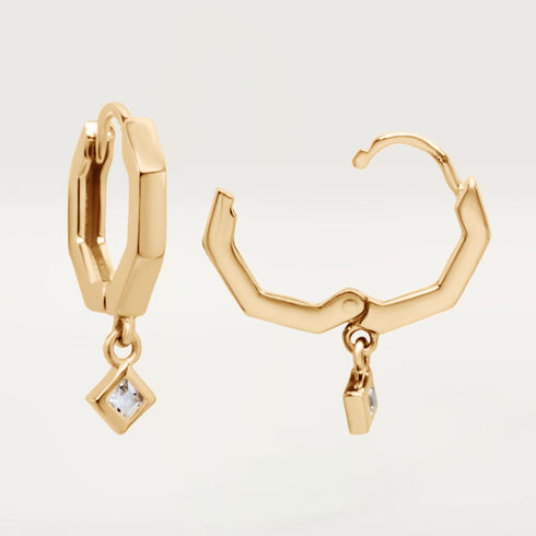 Signature Drop Octagon earrings