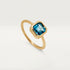 Swiss Blue Topaz December Birthstone Ring