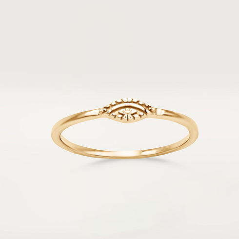 Dainty Evil Eye Ring