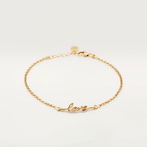 Love dainty bracelet