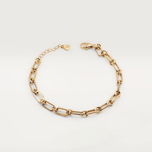 Croissant Link Chain Bracelet
