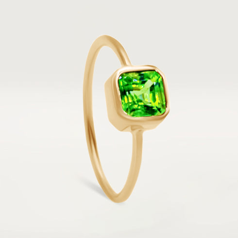Peridot August Birthstone Ring
