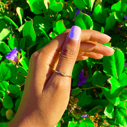 Dainty Evil Eye Ring